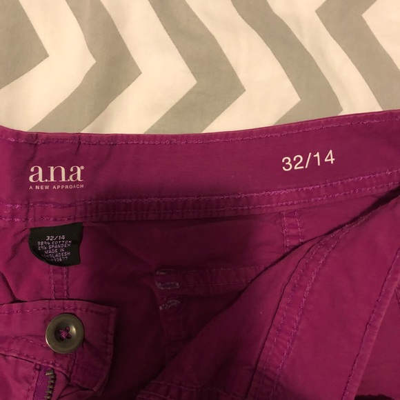 A.N.A berry colored shorts. - Picture 2 of 3